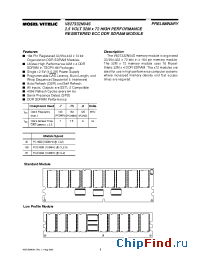 Datasheet V827332N04SXTL-A1 manufacturer Mosel
