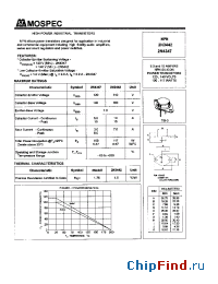 Datasheet 2N4347 manufacturer Mospec