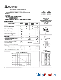 Datasheet 2N6053 manufacturer Mospec