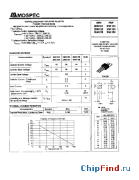 Datasheet 2N6122 manufacturer Mospec
