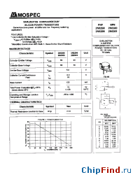 Datasheet 2N6298 manufacturer Mospec