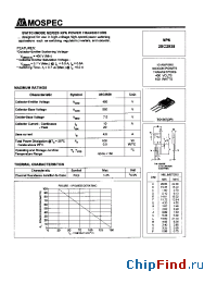 Datasheet 2SC2938 manufacturer Mospec