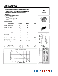 Datasheet 2SC2979 manufacturer Mospec