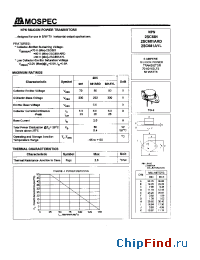 Datasheet 2SC681 manufacturer Mospec
