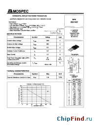 Datasheet 2SD1427 manufacturer Mospec