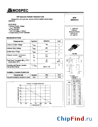 Datasheet 2SD401A manufacturer Mospec