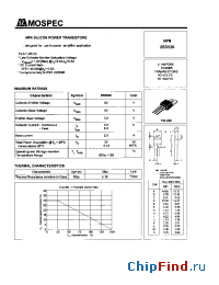 Datasheet 2SD526 manufacturer Mospec