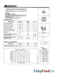 Datasheet 2SD868 manufacturer Mospec