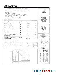 Datasheet 2SD869 manufacturer Mospec