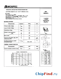 Datasheet 2SD897A manufacturer Mospec