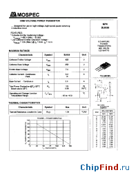 Datasheet BU926 manufacturer Mospec