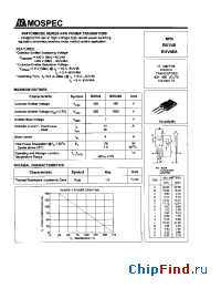 Datasheet BUV48A manufacturer Mospec