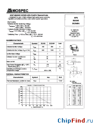 Datasheet BUX48A manufacturer Mospec