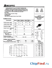 Datasheet D44C10 manufacturer Mospec