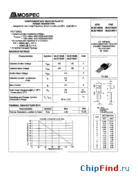 Datasheet MJE15029 manufacturer Mospec