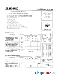 Datasheet S10S100 manufacturer Mospec