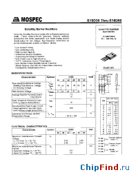 Datasheet S15D30 manufacturer Mospec
