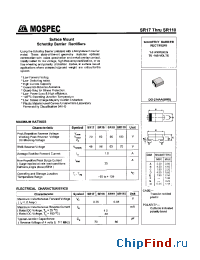 Datasheet SR110 manufacturer Mospec