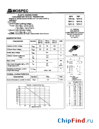 Datasheet TIP111 manufacturer Mospec