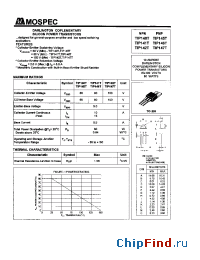 Datasheet TIP141T manufacturer Mospec