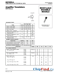 Datasheet BC237C manufacturer Motorola