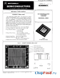 Datasheet BCA6000ETL manufacturer Motorola