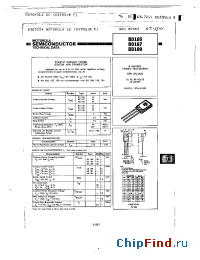 Datasheet BD185 manufacturer Motorola