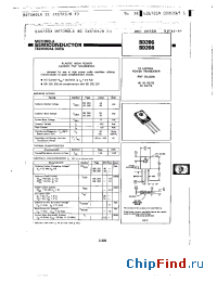 Datasheet BD206 manufacturer Motorola