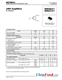 Datasheet BFR30LT1 manufacturer Motorola