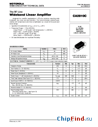 Datasheet CA2810 manufacturer Motorola