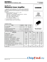 Datasheet CA2832 manufacturer Motorola