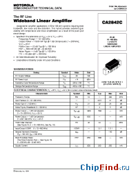 Datasheet CA2842 manufacturer Motorola