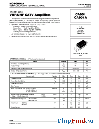Datasheet CA901 manufacturer Motorola