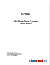 Datasheet DSP56602 manufacturer Motorola