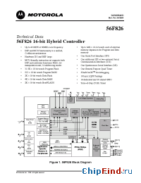 Datasheet DSP56F826BU80 manufacturer Motorola