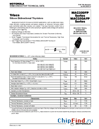Datasheet MAC320-6FP manufacturer Motorola