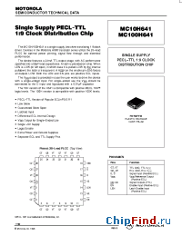 Datasheet MC100H641FN manufacturer Motorola