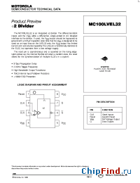 Datasheet MC100LVEL32D manufacturer Motorola