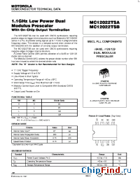Datasheet MC12022TSAP manufacturer Motorola