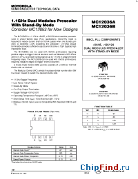 Datasheet MC12036BD manufacturer Motorola