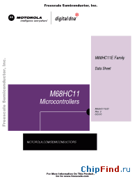 Datasheet MC68HC11E0VFU2 manufacturer Motorola
