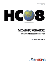 Datasheet MC68HC908AB32MPB manufacturer Motorola