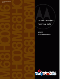 Datasheet MC908AS60CFUR2 manufacturer Motorola