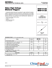 Datasheet MKP1V130 manufacturer Motorola