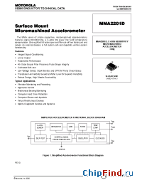 Datasheet MMA2201DR2 manufacturer Motorola