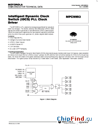 Datasheet MPC9993D manufacturer Motorola