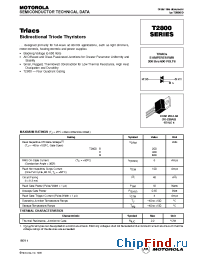Datasheet T2800 manufacturer Motorola