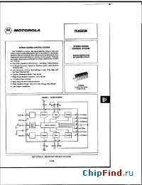 Datasheet TCA5550 manufacturer Motorola