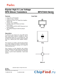 Datasheet MP4T324300 manufacturer M-pulse
