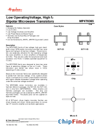 Datasheet MP4T6365 manufacturer M-pulse